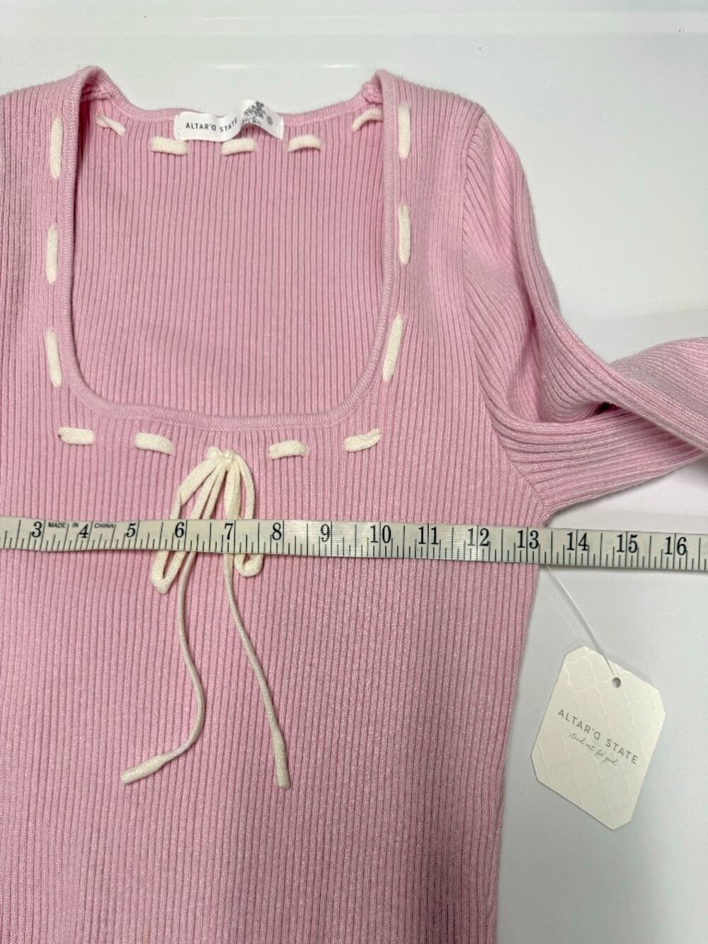 *NEW* Altar'd State Ribbon Sweater - Picture 10 of 11